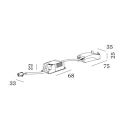 Wever & Ducré DRIVER 250mA 5W 12-21V PHASE CUT DIM WT