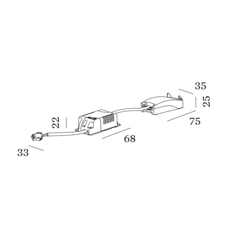 Wever & Ducré DRIVER 250mA 5W 12-21V PHASE CUT DIM WT | MULTIPACK