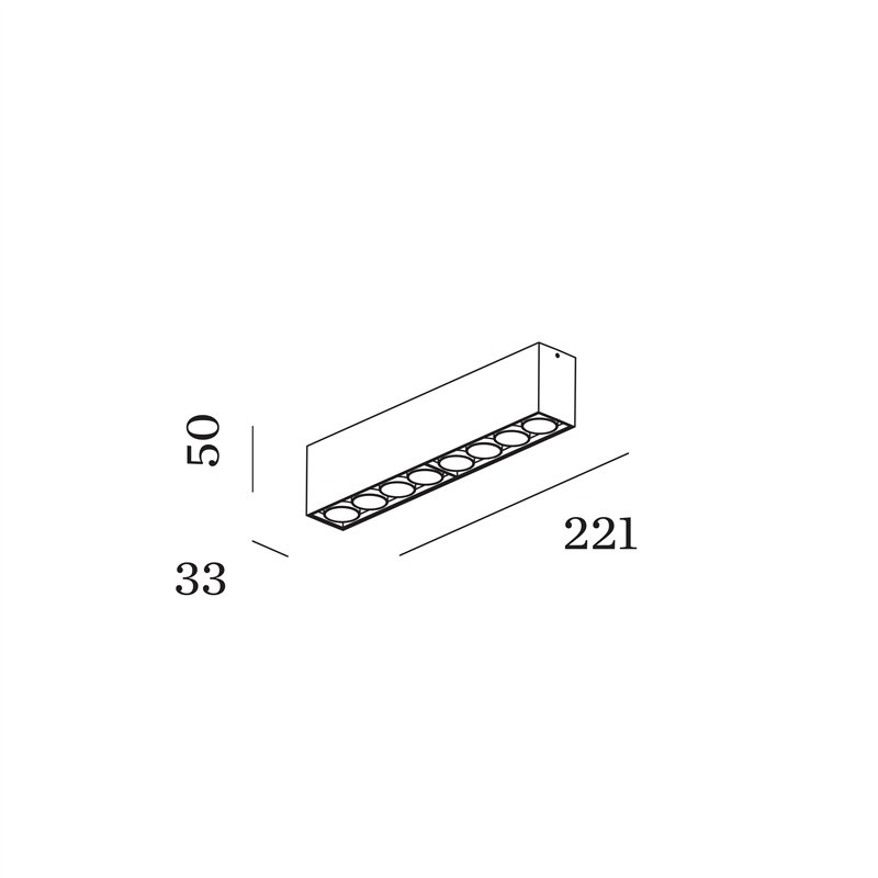 Wever & Ducré LINOO SURFACE 8.0 Plafonnier