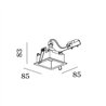 Wever & Ducré Plano IP44 1.0 PAR16 Einbaustrahler