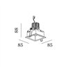 Wever & Ducré Plano IP44 1.0 LED Spot encastré