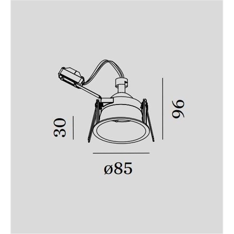 Wever & Ducré Deeper IP44 1.0 PAR16 Spot encastré