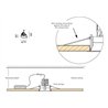 Wever & Ducré Deep Adjust Petit 1.0 LED ressorts métalliques Spot encastré