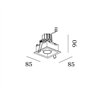 Wever & Ducré Sneak Trim 1.0 LED Einbaustrahler