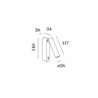 Wever & Ducré Match Snooze 1.0 Wandlampe