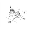 Wever & Ducré Deep Adjust 2.0 LED Spot encastré