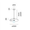 Wever & Ducré Mirro Suspended 1.0 Lampe à suspension