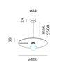 Wever & Ducré Mirro Suspended 2.0 Lampe à suspension