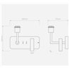 Astro Side by Side USB C | Wandlampe