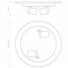 Astro Ceiling Base 290 | Plafonnier