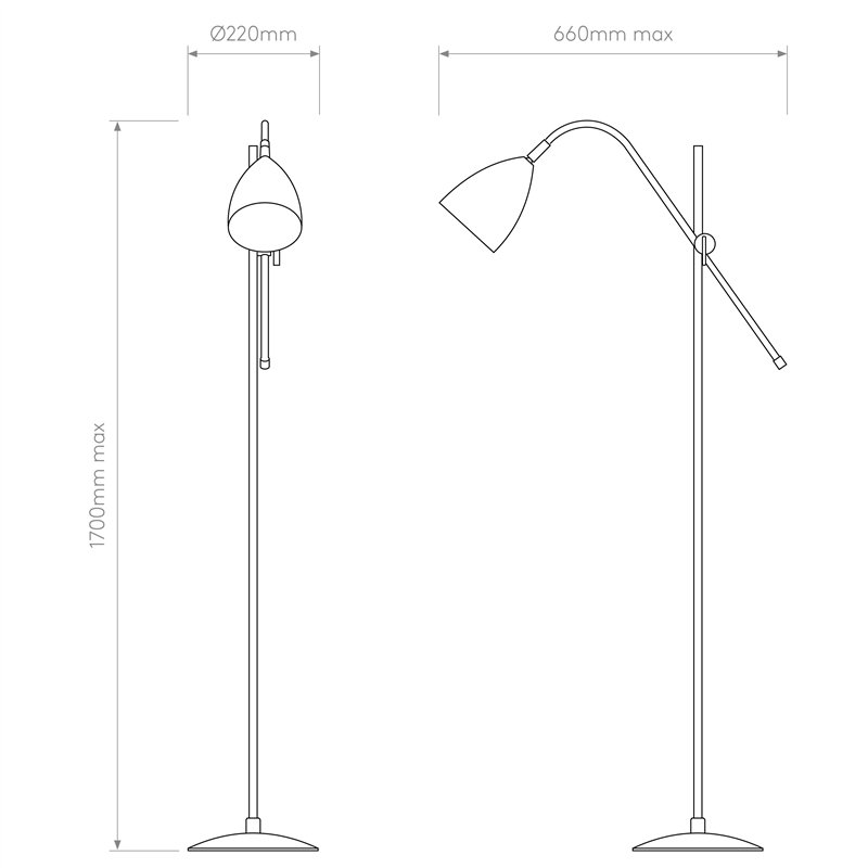 Astro Joel Floor | Lampadaire