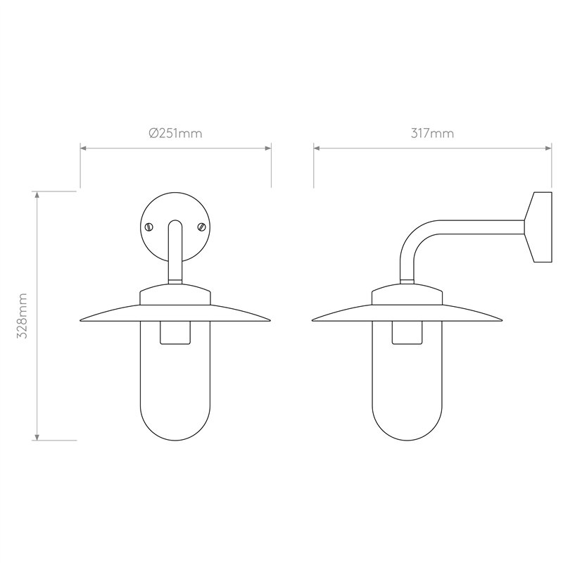 Astro Portree Wall | Wandlampe
