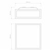 Astro Mashiko 200 Square | Plafonnier
