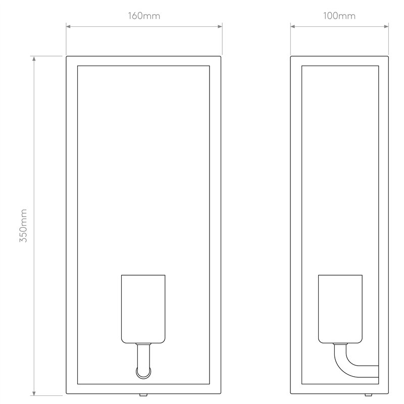 Astro Messina Sensor | Wandlampe