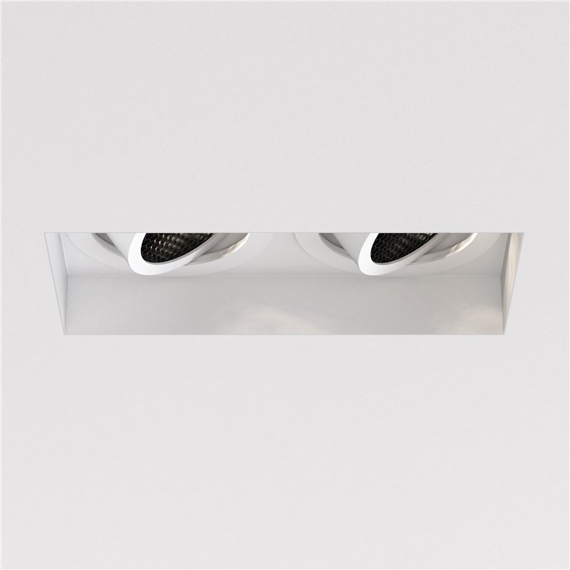 Astro Trimless Square Twin Adjustable | Spot encastré