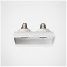 Astro Trimless Square Twin Adjustable | Spot encastré