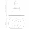 Astro Trimless Round Fixed | Einbauspot