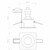 Astro Minima Square Fixed IP65 | Spot encastré