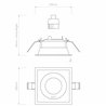 Astro Minima Slimline Square Adjustable Fire-Rated | Einbauspot
