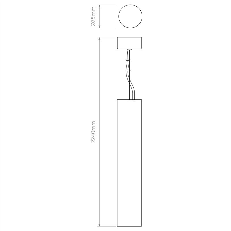 Astro Osca 400 Round | Lampe à suspension