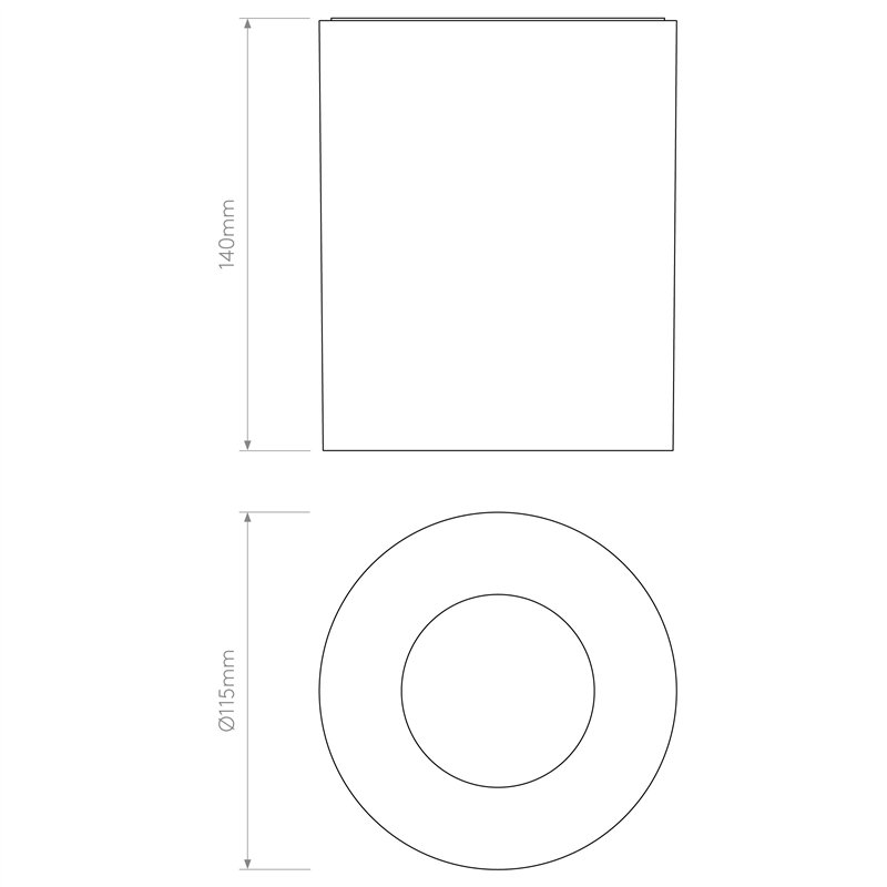Astro Kos Round 140 LED | Plafonnier