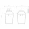 Astro Richmond Wall Lantern 254 | Wandlampe