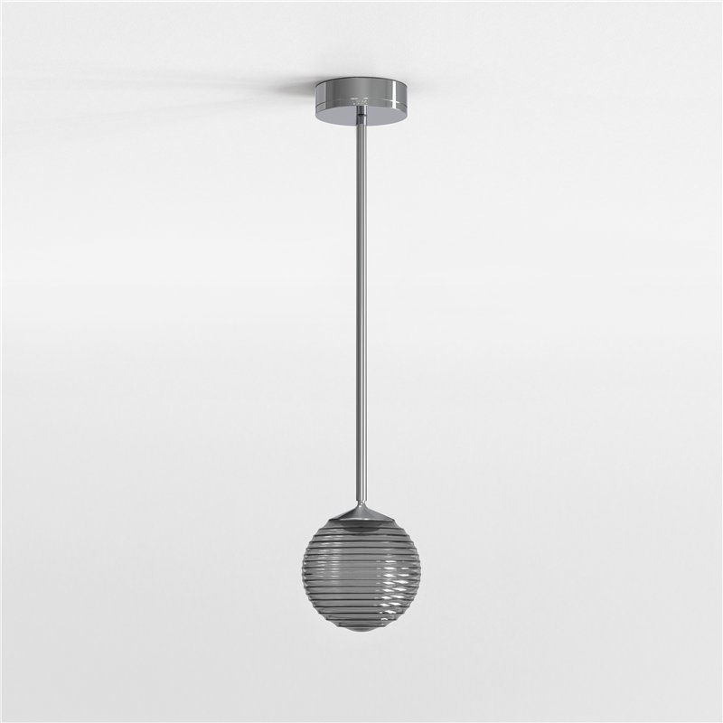 Astro Nara Globe Ribbed Glass