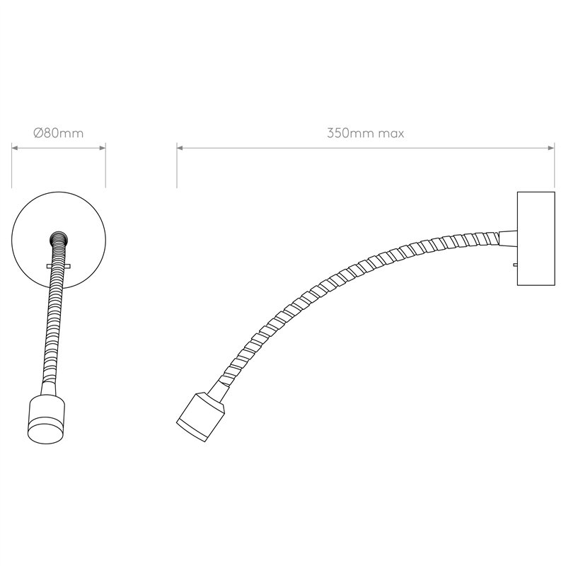 Astro Fosso Switched LED | Applique