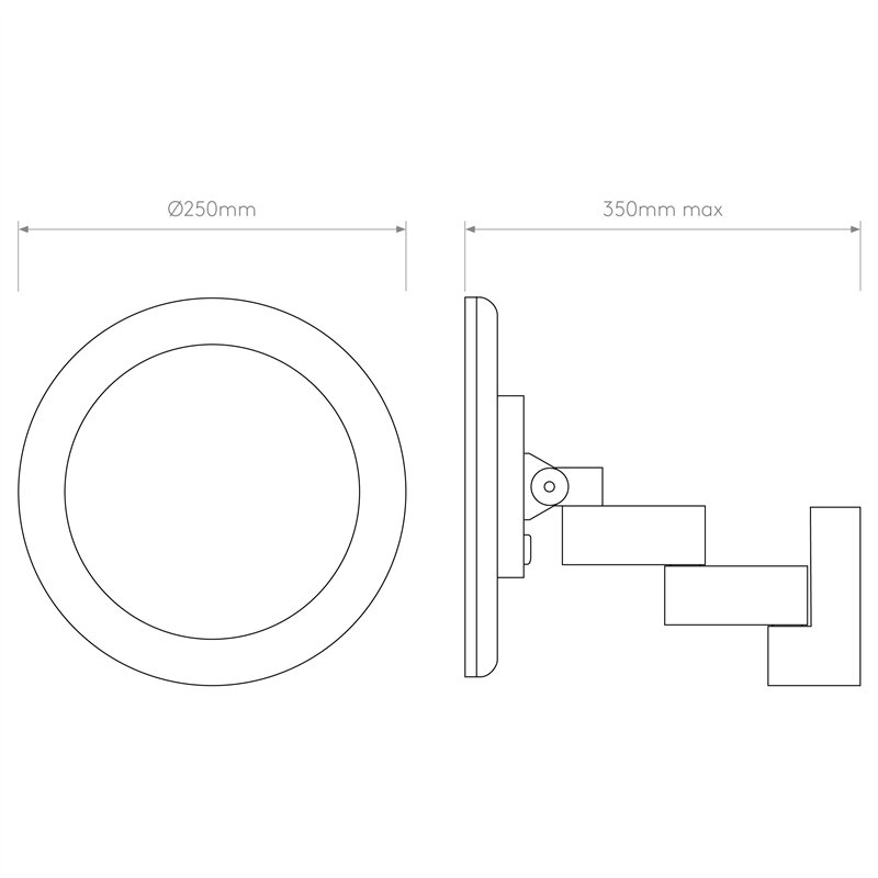 Astro Niimi Round LED | Applique