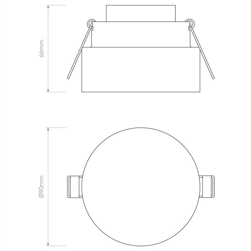 Astro Vancouver Round 90 LED | Spot encastré