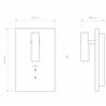 Astro Edge Reader Mini LED | Applique