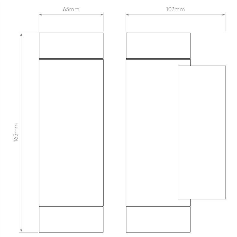 Astro Dartmouth Twin GU10 | Wandlampe