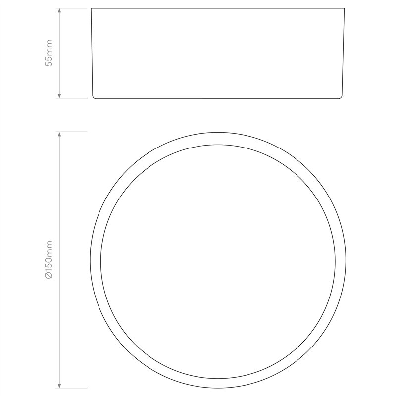 Astro Kea 150 Round / Plafondlamp | Applique / Plafonnier