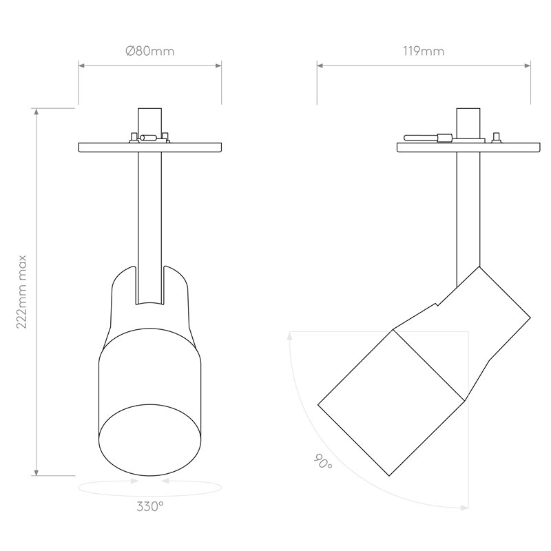 Astro Apollo 100 Recessed | Einbauspot