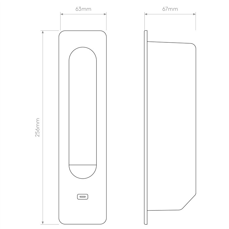 Astro Keta USB C | Wandlampe