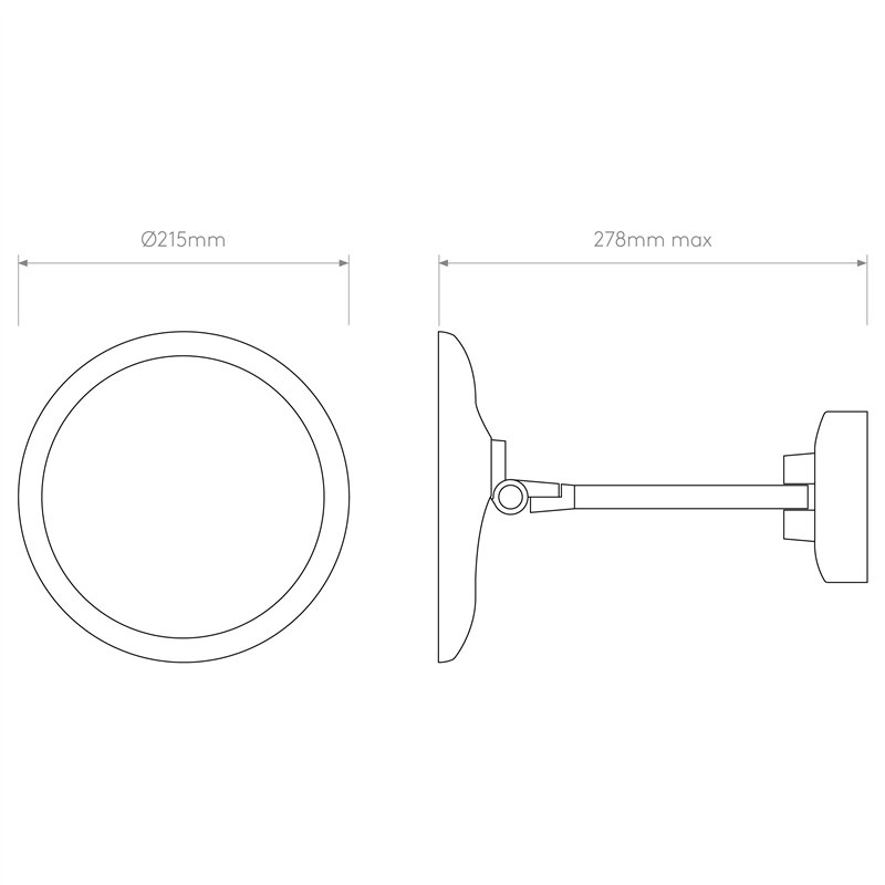 Astro Mascali Round LED | Applique