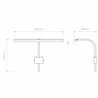 Astro Mondrian 400 Frame Mounted LED | Wandlampe