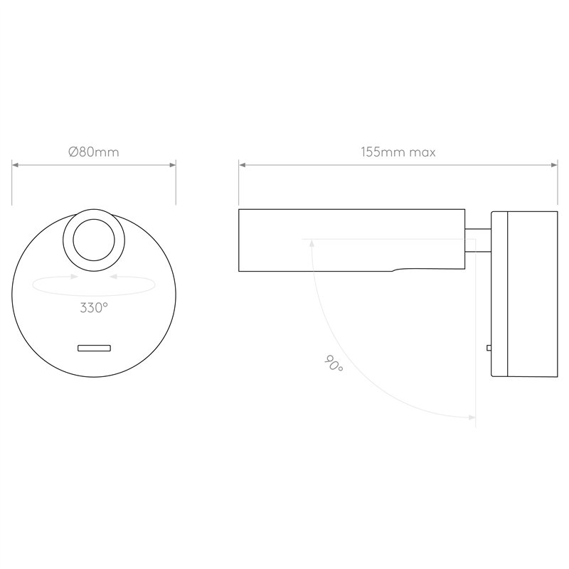 Astro Enna Surface LED | Applique