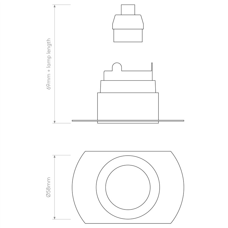 Astro Pinhole Slimline Round Flush Fixed Fire-Rated IP65 | Einbauspot
