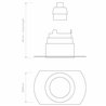 Astro Pinhole Slimline Round Flush Fixed Fire-Rated IP65 | Einbauspot
