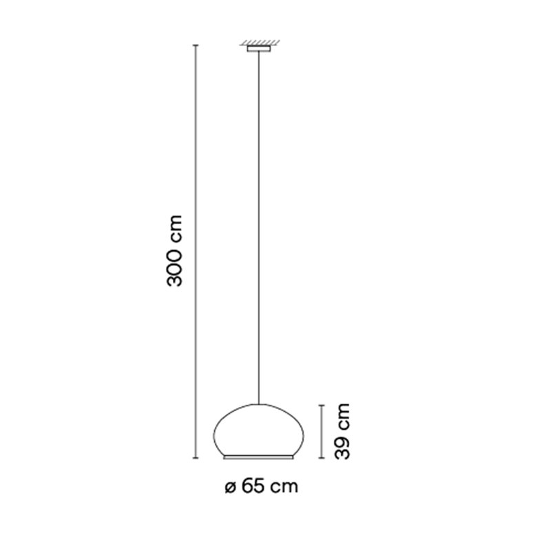 Vibia Knit ø 65 cm x 39 cm - 7470 lampe a suspension