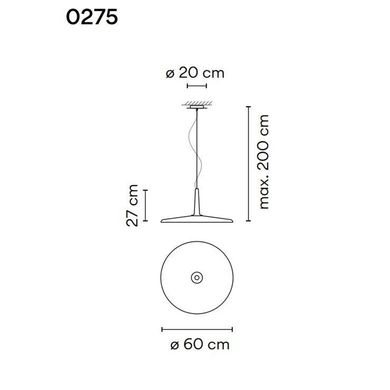Vibia Skan 60 lampe a suspension