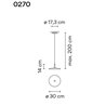 Vibia Skan 30 lampe a suspension