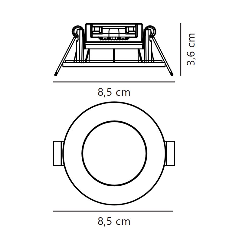 Nordlux Leonis [IP65] 1-Kit Einbauspot