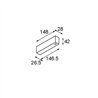 Modular Power Feed and Suspension Canopy Surface Square 5P DE