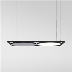 Modular Geometry Suspended Adjustable 672x1288 2x LED DE | Lampe à suspension