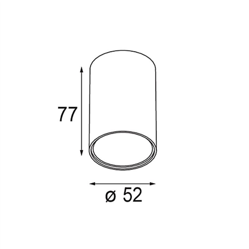 Modular Smart Tube Surface 48 Outdoor 1x DE | Deckenlampe