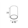 Modular Smart Tube Surface 48 Outdoor 1x DE | Deckenlampe