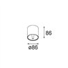 Modular Smart Tube Surface 82 S Outdoor 1x DE | Plafonnier