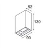 Modular Sulfer Wall Up/Down 2x LED DE | Applique